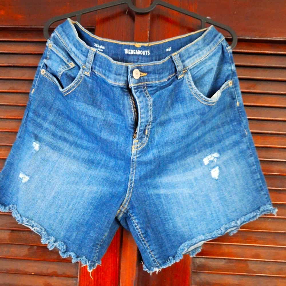 Girls Plus size 20.5 jean shorts